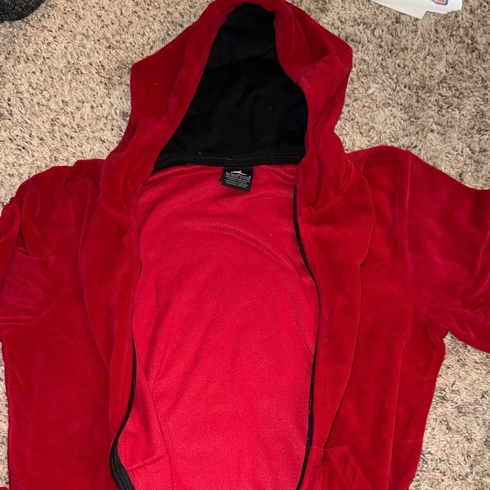 Jordan velvet Hoodie with Black Logo